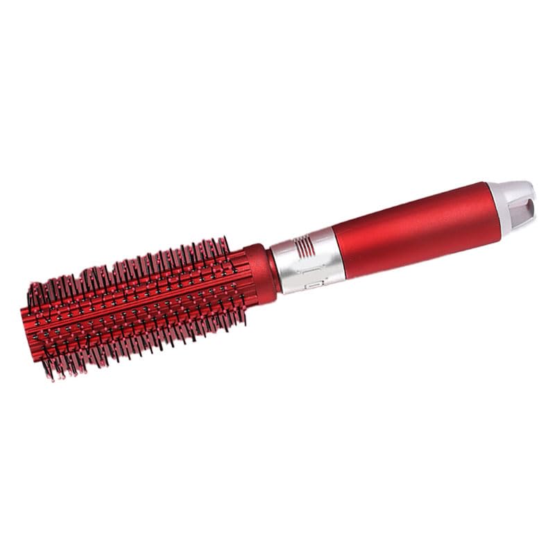 Round Boar Bristle Brush for Superior Texture, Shine, and Fast Drying, Medium Size, Red - Image 6