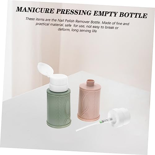 2pcs Skull Design Travel Size Nail Polish Remover Liquid Dispenser Bottles - Image 5
