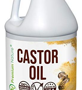 1 Gallon Castor Oil Hair Growth Serum for Healthy Hair and Scalp Care