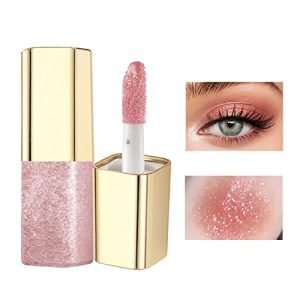 Eyeshadow Makeup Glitter Eye Shadow Palette Liquid Eyeshadow One-Swipe Coverage Longwearing Flake-Proof Lightweight Quick Dry Waterproof for Creating High-Impact Warehouse Sale Clearance