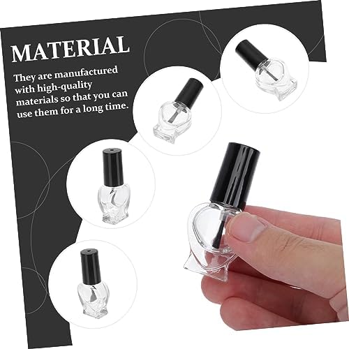 DOITOOL 20pc Empty Nail Polish Bottles with Brushes for Manicure and Storage - Image 9