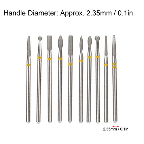 10-Piece Nail Drill Bits Set for Manicure and Pedicure, Professional Quality Tools - Image 9