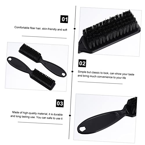 Angoily 6pcs Cleaning Brush Hairbrush Salon Duster Brush Neck Men Tools Face Cleaning Tools Mens Combs for Hair Mens Trimmers for Face Small Comb Nylon Fiber Hair Soft Fur Man - Image 8