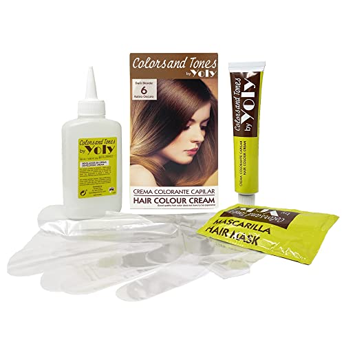 Permanent Hair Color Cream 6 Dark Blonde 4 oz Natural Shades Easy Application - Image 5