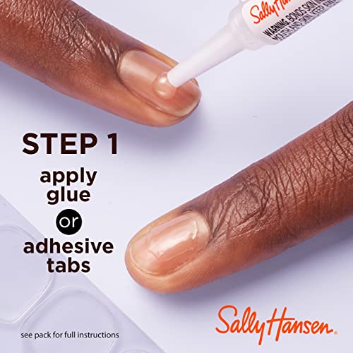 Sally Hansen French Twist 30-Count Press-On Nails Kit Easy Application - Image 5