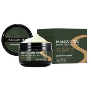 Rosemary Hair Growth Cream Hair Regrowth Treatment Conditioner Moisturizing Scalp Massage Hair Follicle Hair Care Serum Essence (1.67 Oz Rosemary Cream)