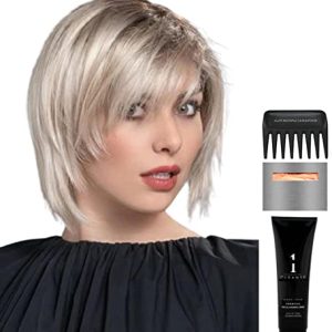 Ellen Wille Ava Petite/Average Wig Nut Multi Shaded Bundle with Q&A Booklet, Shampoo, Cap, Comb