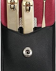 Manicure Kit Nail Clippers, Pedicure and Nail Tool Set Travel Manicure Tools 3 in 1 Stainless Steel Manicure Set Professional Nail Clippers Nail Care Nail Clippers Kit (Color : B)