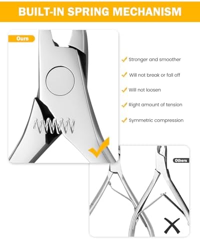 BEZOX Cuticle Trimmer with Pusher - Salon Quality Cuticle Clipper with Cuticle Pushers, Super Sharp Cuticle Cutters and Dual-End Nail Pushers Cuticle Stick, Professional Manicure Tools - Image 7