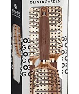 Olivia Garden NanoThermic Ceramic + Ion Flex Scalp-Hugging & Vented Hair Brush