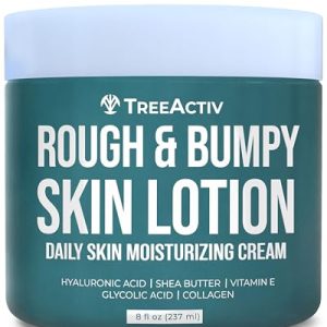 TreeActiv 8 oz Rough and Bumpy Skin Lotion Hyaluronic Acid Shea Butter All Skin Types