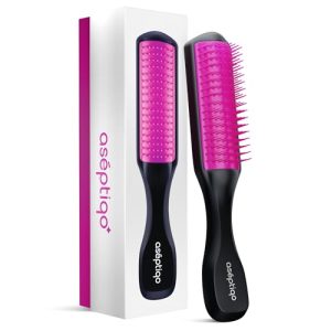 Brush - Compact & Easy to Clean Multi Purpose Soft Detangling Hair Brush for Women, Men, Kids - Ideal for All Hair Types, Wet or Dry, Heat Resistant Hairbrush, Cepillo de Pelo (Royal Euphoria)