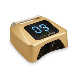 72W UV LED Nail Lamp Quick Drying Gel Nail Dryer with 4 Timer Settings Smart IR Sensor Nail UV Light for Gel Polish Gel Curing Lamp for Toes Nails Compatible with All Gel Type