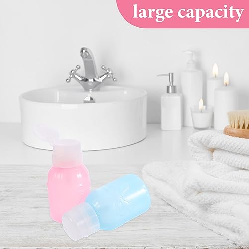 Beaupretty 4pcs Pink Nail Polish Alcohol Nail Oil Pump Dispenser Nail Polish Remover Makeup Remover Container Manicure Tools Resurrection Water Squeeze Bottle With Lock Travel Liquid Pump - Image 7