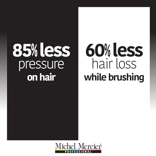 Michel Mercier Pro Fine Hair Detangling Brush 428 Bristles Wet Dry Use - Image 3