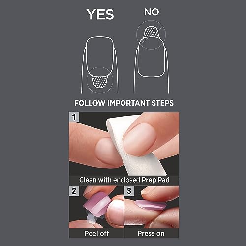 KISS imPRESS Short Squoval Latte Beige Press On Nails 30 Count Set - Image 8