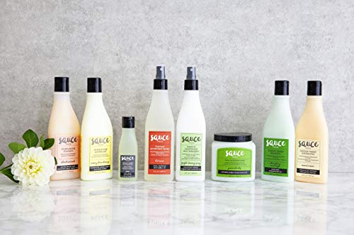 SAUCE BEAUTY Guacamole Whip Hair Masks - Deep Conditioning Hair Masks w/Avocado, Honey & Argan Oil - 12 Fl Oz + 3.4 Fl Oz Hair Masks for Dry, Damaged & Frizzy Hair - Image 7