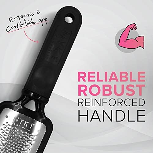 Stainless Steel Professional Pedicure Foot File - (XL Size) Pedicure Foot Spa Products, Foot Callus Remover for Smooth & Soft Feet Scrubber for Dead Skin, Wet & Dry Use, Non Electric Foot Care Kit - Image 7