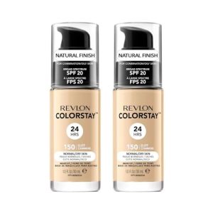2 x Revlon Colorstay Pump 24HR Make Up SPF20 Norm/Dry Skin 30ml - 150 Buff