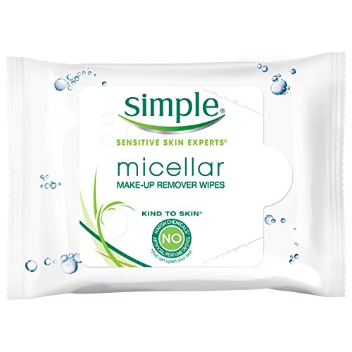 Gentle Micellar Cleansing Wipes 25 Count Pack for Makeup Removal and Cleansing