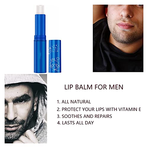 Pack of 2 Color Changing Lip Balm for Men and Women, Attractive White/Blue Stick Gift by Gireatick, Lip Moisturizer Lip Gloss for Men and Women, Vaseline Chapstick for Dry, Cracked, Chapped Lips - Image 2