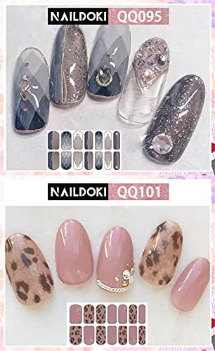 12 Sheets Women's Girls Self-Adhesive Gel Nail Art Decals Stickers for Manicures - Image 6