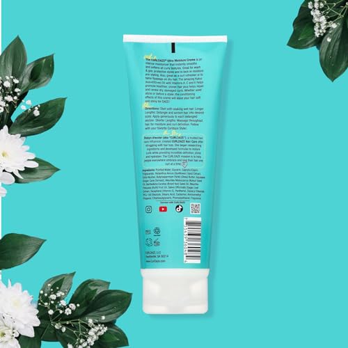 Hair Creme, Ultra Moisture with Kukui Oil, Curl Cream for Curly Hair, Deep Moisturizing Detangler for Dry, Damaged Hair, Sulfate, Paraben, and Silicone Free - (8 fl oz) - Image 7
