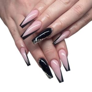 NABulous Soft Gel Coffin Shaped Gel Nail Tips Long Length - Durable Full Cover Nail Tips - Made From Real Soft Gel, 10 Sizes, 500 Pieces - Easy To Remove (Coffin Long)