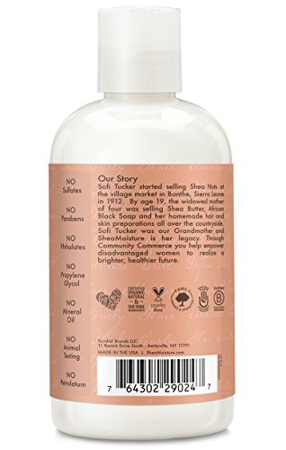 SheaMoisture Coconut Hibiscus Hold & Shine Moisture Mist 8 Ounce | Shea Moisture Coconut Hibiscus Curl & Style Milk 8 Ounce - Image 7