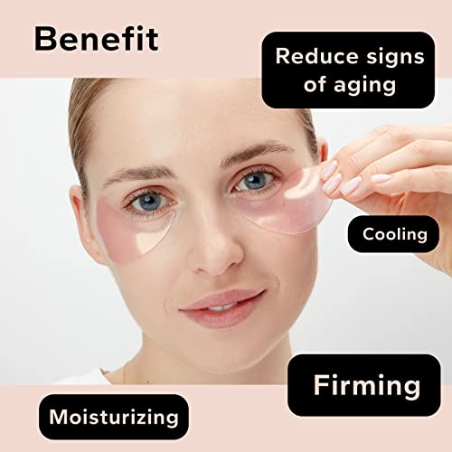 Retinol & Collagen Under Eye Patches - Under Eye Patch for Puffy Eyes & Bags, Dark Circles and Puffiness, Cooling Patches for Skincare, Under Eye Patchess for Beauty & Personal Care - Image 5
