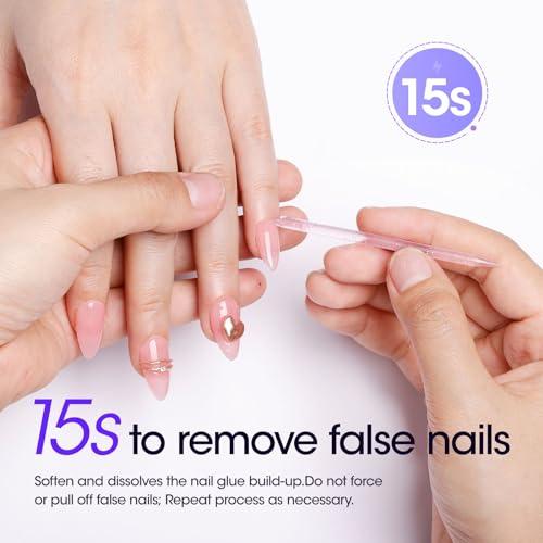 Gellen 60ML Easy Press-On Nail Glue Remover - Gentle Formula - Image 6