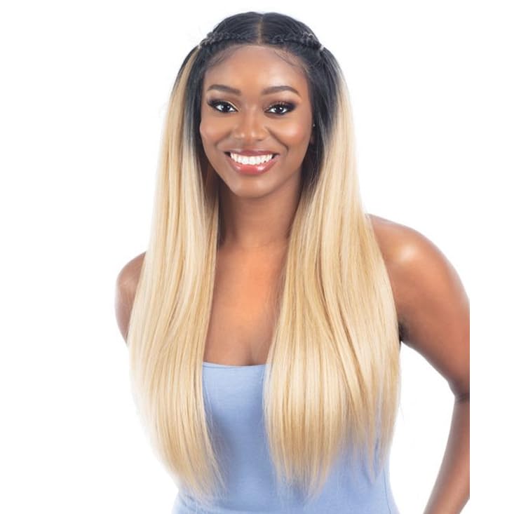 Shake N Go Keri Glueless HD Lace Front Wig 1B Off Black 13x5 - Image 2