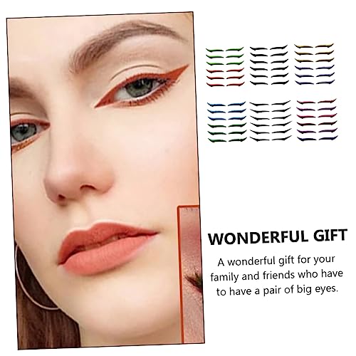 6pcs Eyeliner Invisible Eyelid Stickers Korean Eyelid Tape Glitter Eyelid Tape Adhesive Eye Line Glitter Tape Instant Eyelid Sticker Plastic Beauty Products Double Eyelid - Image 7
