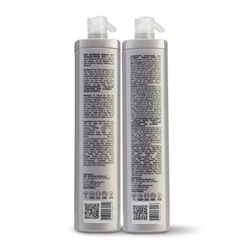 Hair Straightening Treatments Set with Anti Residue Deep Shampoo, Reconstructive Straightening - Brazilian Keratin Treatment for Colored Hair - Image 2