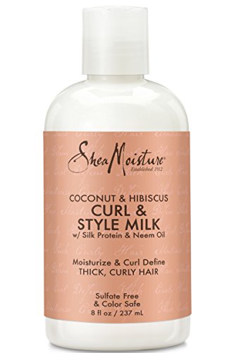 SheaMoisture Coconut Hibiscus Hold & Shine Moisture Mist 8 Ounce | Shea Moisture Coconut Hibiscus Curl & Style Milk 8 Ounce - Image 5