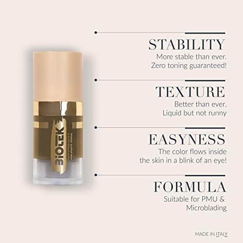 Brow Pigment for Permanent Makeup - Light Brown Color - Made in Italy - Moscow Mule 0,24 fl.oz. - Image 2
