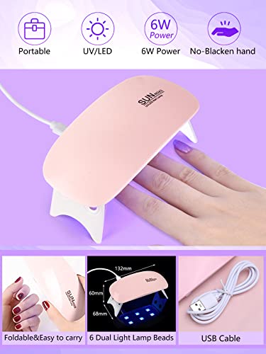 Acrylic Nail Kit for Beginners with Everything, 42Colors Glitter Acrylic Powder Monomer Liquid Nail Kit Set Professional Acrylic with Everything, Drill UV Light Practice Finger Nail Bag Organizer Case - Image 5