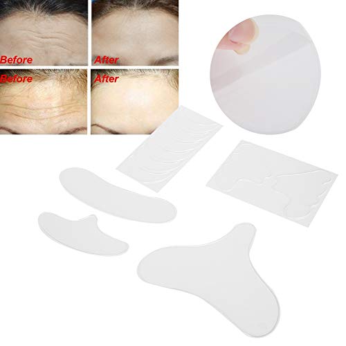 Silicone Patches for Wrinkles Face Tape 11Pcs Silicone Anti Wrinkle Sticker Pads Reusable Face Forehead Neck Chest Chin Wrinkle Patches Strips Wrinkle Removal Face Tape Anti Wrinkle Pad for Face - Image 7
