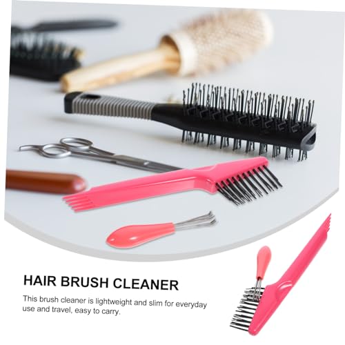 Pink Pet Hair Removal Tool Set with Paw Brush and Comb - Image 3