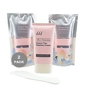Hair Removal Cream -Fast 5 Mins Depilatory Cream - Upgrade Natural Painless Hair Remover for Women and Men Travel Size (2pack 60ml)
