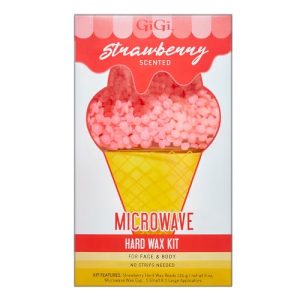 GiGi Microwave Strawberry Hard Wax Beads Kit