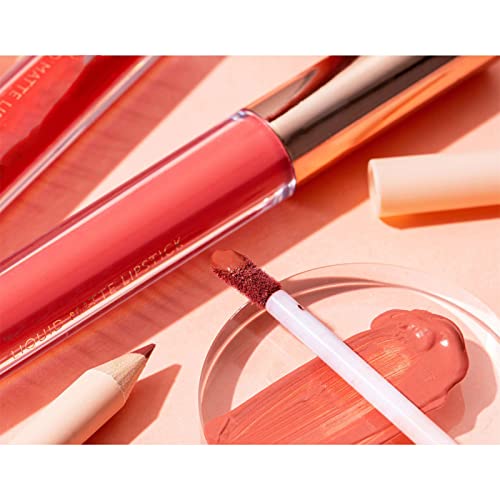 Long-Wear Waterproof Full Coverage Non-Sticky 3-Piece Lipstick Lipliner Lip Gloss Set - Image 7