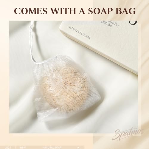 Shampoo Bar Deep-Cleaning |All Natural |Helps All Hair |Fragrance Free |Equipped Soap Bag Zero Waste, Floral Shampoo bar,Unscented |Travel essentials(2 PACK) - Image 3