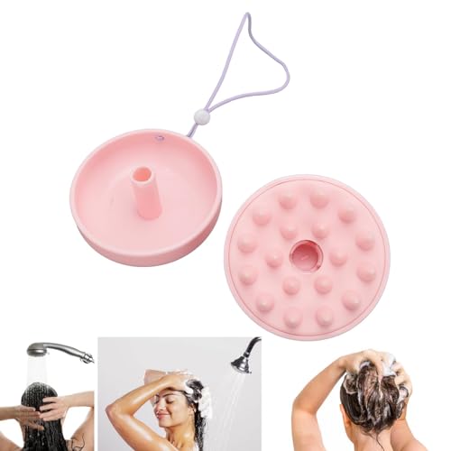 Soft Brushes, Easy Lathering, Hanging Loop, Comfortable Grip, Detachable Design for Thorough Hair Washing Experience with Innovative Hair Brush - Image 4