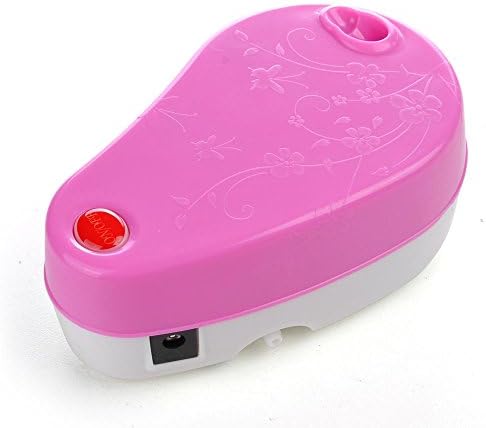 Pink Mini Portable Air Compressor Set for Makeup and Nail Art with Hose Holder - Image 6