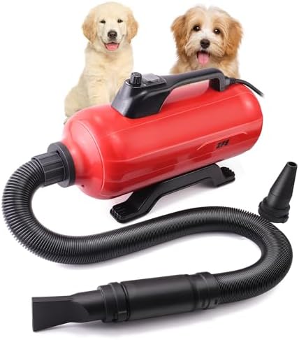 3000W Dual Motor Pet Dryer with 2 Nozzles for Fast Grooming