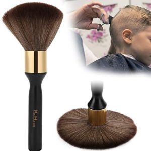Long Handle Soft Bristle Neck Duster Brush for Professional Hair Cleaning