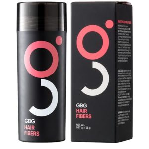 GBG Womens Hair Fibers for Thinning Hair - Cruelty Free - Hair Powder for Fine Hair - Instantly Thick in 30 Seconds, Hair Touch Up, Hair Thickener for Women & Men (Light Blonde) 25g