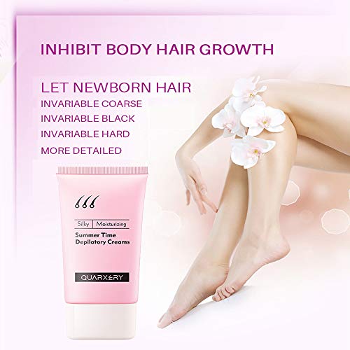 Hair Removal Cream -Fast 5 Mins Depilatory Cream - Upgrade Natural Painless Hair Remover for Women and Men Travel Size (2pack 60ml) - Image 2