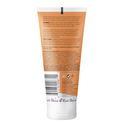 Marc Anthony Biotin Thickening Hair Styling Cream 6 oz with Vitamin E Lightweight Formula - Image 2